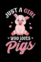 Just A Girl Who Loves Pigs: Adorable Just a Girl Who Loves Pigs Blank Composition Notebook for Journaling & Writing (120 Lined Pages, 6 x 9) 1712388487 Book Cover
