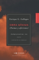 Obra mínima. Poesía y aforismos: Antología personal 1993 - 2019 B09PMHXVSB Book Cover