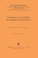 Statistische Untersuchungen Zum Kindlichen Rheumatismus 3798501661 Book Cover