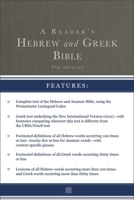 A Reader's Hebrew and Greek Bible 0310109930 Book Cover