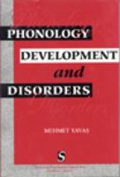 Phonology: Development and Disorders 1565937023 Book Cover