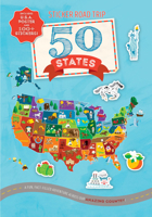 Sticker Road Trip: 50 States 1626867062 Book Cover