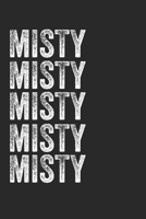 Name MISTY Journal Customized Gift For MISTY A beautiful personalized: Lined Notebook / Journal Gift, Notebook for MISTY,120 Pages, 6 x 9 inches, Gift For MISTY, Personal Diary, MISTY, Personalized Jo 1678479373 Book Cover
