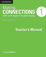 Making Connections Level 1 Teacher's Manual: Skills and Strategies for Academic Reading 1107610230 Book Cover