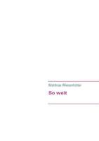 So weit 3837050548 Book Cover