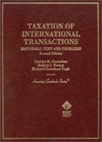 Taxation of International Transactions: Materials, Text, and Problems 0314251340 Book Cover