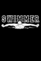 Swimmer: Lined A5 Notebook for Sea Journal 1691380768 Book Cover