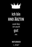 Notizbuch f�r HNO �rzte / HNO Arzt / HNO �rztin: Originelle Geschenk-Idee [120 Seiten kariertes blanko Papier] 1677628065 Book Cover