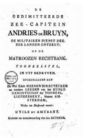 de Gedimitteerde Zeecapitein Andries de Bruyn 1530342937 Book Cover