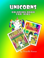 UNICORNS COLORING BOOK: UNICORNS COLORING BOOK FOR KIDS, THE BEST GIF B08R9QCT4G Book Cover