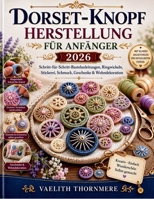 DORSET-KNOPF HERSTELLUNG FÜR ANFÄNGER 2026: Schritt-für-Schritt-Bastelanleitungen, Ringwickeln, Stickerei, Schmuck, Geschenke & Wohndekoration (German Edition) B0H2ZN47LQ Book Cover