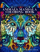 ANIMALS MANDALA COLORING BOOK B08Y4FHNSM Book Cover