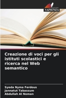 Creazione di voci per gli istituti scolastici e ricerca nel Web semantico 6205755750 Book Cover