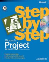 Microsoft Project Version 2002 Step by Step 073561301X Book Cover