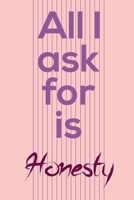 All I ask for is honesty 1654701998 Book Cover