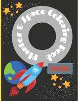 Planets & Space Coloring Book: For Kids B08XZCYVLX Book Cover