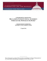 Reclaiming Constitutional Authority Through the 'Power of the Purse' 1536902659 Book Cover