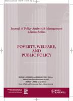 Poverty, Welfare, and Public Policy 1444335138 Book Cover