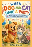 WHEN DOG AND CAT HAVE A PARTY!: A Tail-Wagging, Whisker-Twitching Celebration of Friendship B0H7XVZKJ4 Book Cover