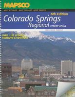 Colorado Springs Regional Street Atlas: Including Pueblo 1569663297 Book Cover
