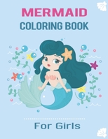 Mermaid Coloring Book for Girls: Simple Collection of Coloring Pages B08X61VQBH Book Cover