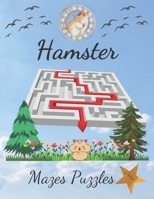Hamster Mazes Puzzles 4-9 Ages: Amazing Mazes Puzzles for kid's and children's, Mazes Activity Book, Fun And Challenging Hamster Mazes Puzzles, ''8.5* B08VCH8V71 Book Cover