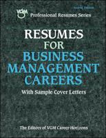 Resumes for Business Management Careers 0658004557 Book Cover