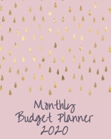 Monthly Budget Planner 2020: Income & Expenses Tracker 1707976090 Book Cover