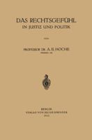 Das Rechtsgefuhl in Justiz Und Politik 3642471935 Book Cover