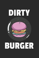 Burger Notizbuch: Burger Notizbuch für Liebhaber / Notizheft / Notizblock A5 (6x9in) Dotted Notebook / Punkteraster / 120 gepunktete Seiten (German Edition) 1675524963 Book Cover