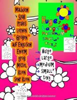 Malbuch gro� Mittel klein Lernen Gr��en auf Englisch f�r Kinder jeder Wer will lernen Englisch 1534900055 Book Cover