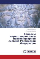Voprosy normotvorchestva v penitentsiarnoy sisteme Rossiyskoy Federatsii 3659522961 Book Cover