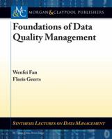 Foundations of Data Quality Management 160845777X Book Cover