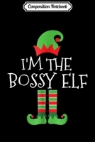 Composition Notebook: I'm The Busy Elf Family Matching Funny Christmas Group Gift Journal/Notebook Blank Lined Ruled 6x9 100 Pages 1708573984 Book Cover