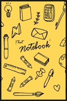 That Yellow Comic Tool Notebook: Unlined / Plain That Yellow Comic Tool Notebook / Journal Gift - Large ( 6 x 9 inches ) - 120 Pages || Softcover 1671581652 Book Cover