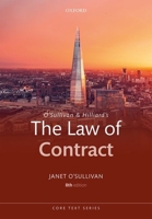O'Sullivan & Hilliard's the Law of Contract 0198853173 Book Cover