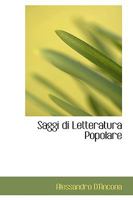 Saggi Di Letteratura Popolare 1103125028 Book Cover