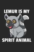 Lemur Notizbuch: Lemur Notizbuch für Liebhaber / Notizheft / Notizblock A5 (6x9in) Dotted Notebook / Punkteraster / 120 gepunktete Seiten (German Edition) 1671344189 Book Cover