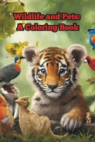 Wildlife and Pets: A Coloring Book B0CLZX2DNM Book Cover