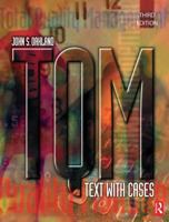 TQM: Text with Cases 0415635500 Book Cover