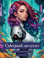 Cyberpunk survivors: Anime coloring book B0CQ3Q2RL7 Book Cover