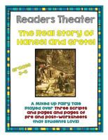 Readers Theater: the Real Story of Hansel and Gretel 1727377508 Book Cover