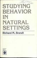 Studying behavior in natural settings 0030848571 Book Cover
