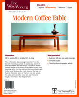 Fine Woodworking's Modern Coffee Table Plan 1627109277 Book Cover
