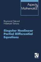 Singular Nonlinear Partial Differential Equations 3322802868 Book Cover