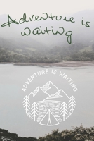 Adventure is waiting: Notizbuch A5-dotted: 108 Seiten: Adventure is waiting - notebook medium, dotted - f�r Tr�ume, Pl�ne und Ideen / ideal als Bullet Journal oder Tagebuch 1676216960 Book Cover