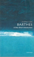 Barthes: A Very Short Introduction 0195204212 Book Cover