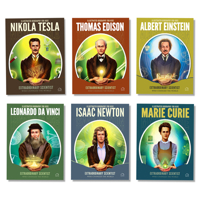 Illustrated Biography for Kids: Extraordinary Scientists who Changed the World: Set of 6 Books 935856203X Book Cover