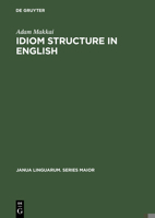 Idiom Structure in English 9027921059 Book Cover