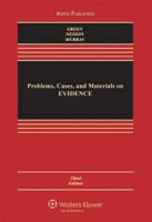 Problems, Cases, and Materials on Evidence (Casebook) 0735519838 Book Cover